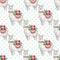 Jolly Llama on Snowflake Fabric - ineedfabric.com