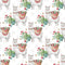 Jolly Llama on Snowflake Fabric - White - ineedfabric.com