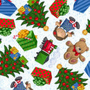 Jolly Ol' Santa Toy Toss Fabric - ineedfabric.com