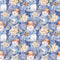 Jolly Snowmen Pattern 14 Fabric - ineedfabric.com