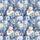 Jolly Snowmen Pattern 15 Fabric - ineedfabric.com