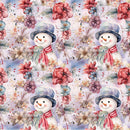 Jolly Snowmen Pattern 19 Fabric - ineedfabric.com