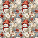 Jolly Snowmen Pattern 20 Fabric - ineedfabric.com