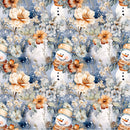 Jolly Snowmen Pattern 4 Fabric - ineedfabric.com