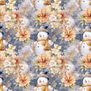 Jolly Snowmen Pattern 6 Fabric - ineedfabric.com