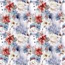 Jolly Snowmen Pattern 7 Fabric - ineedfabric.com