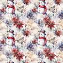 Jolly Snowmen Pattern 8 Fabric - ineedfabric.com