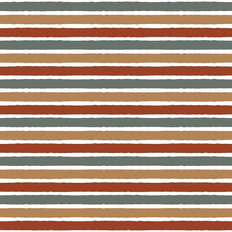 Joyful Christmas Stripes Fabric - ineedfabric.com