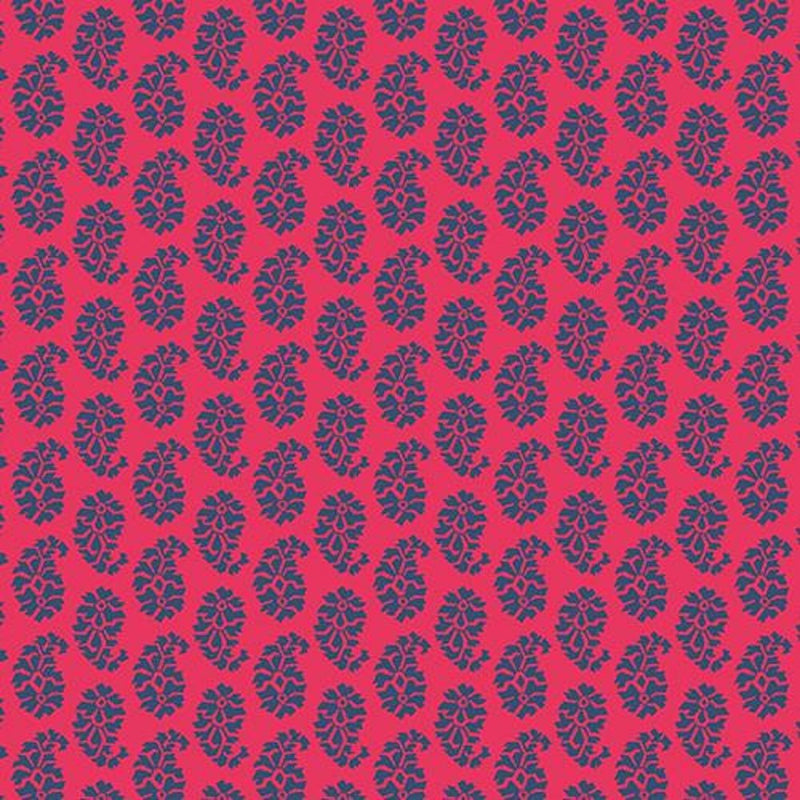 Joyful Paisley's Fabric - Pink - ineedfabric.com