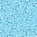 Jumping Bubbles Fabric - Blue - ineedfabric.com