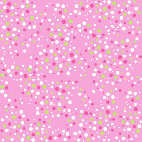 Jumping Bubbles Fabric - Pink - ineedfabric.com
