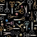 Just Sew Scissors Fabric - ineedfabric.com