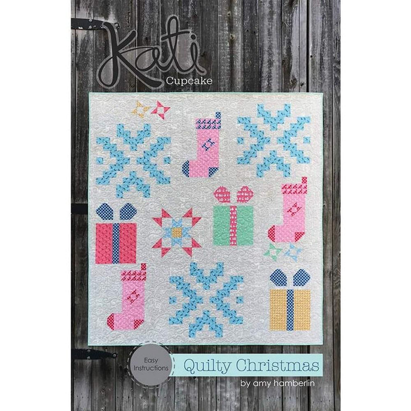 Kati Cupcake Quilty Christmas Quilt Pattern - ineedfabric.com