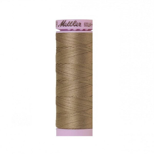 Khaki Silk-Finish 50wt Solid Cotton Thread - 164yd - ineedfabric.com