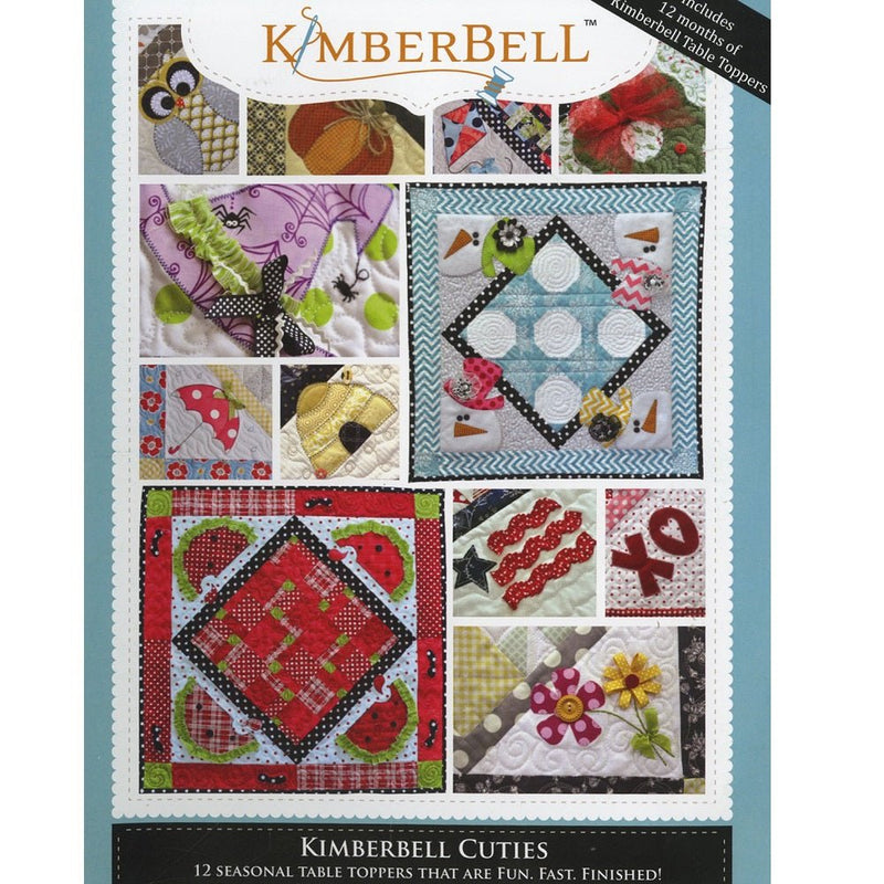 Kimberbell Cuties 12 Seasonal Tabletoppers Pattern - ineedfabric.com