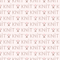 Knit Lettering Fabric - Pink - ineedfabric.com