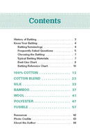 Know Your Battings: Carry-along Reference Guide for Quilters and Sewers Book - ineedfabric.com