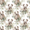 Koala In Leaves Fabric - ineedfabric.com