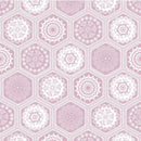 Lace Patchwork Fabric - Pink - ineedfabric.com