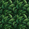 Large Packed Green Leaves Fabric - ineedfabric.com