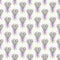 Lavender Bouquet With Grunge Dots Fabric - Cream - ineedfabric.com