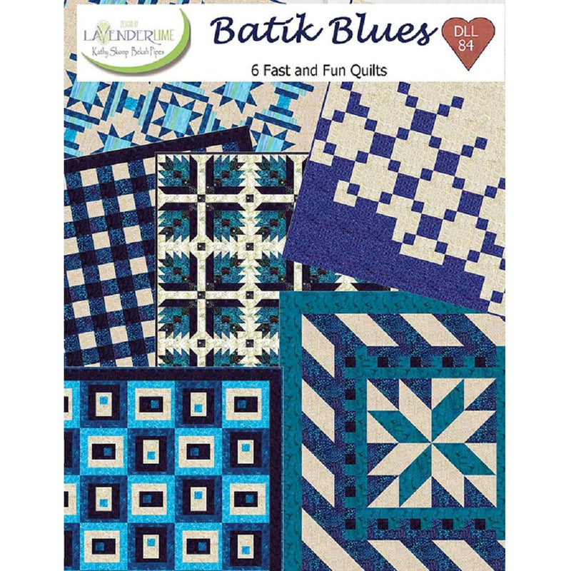 Lavender Lime, Batik Blues Quilt Pattern - ineedfabric.com