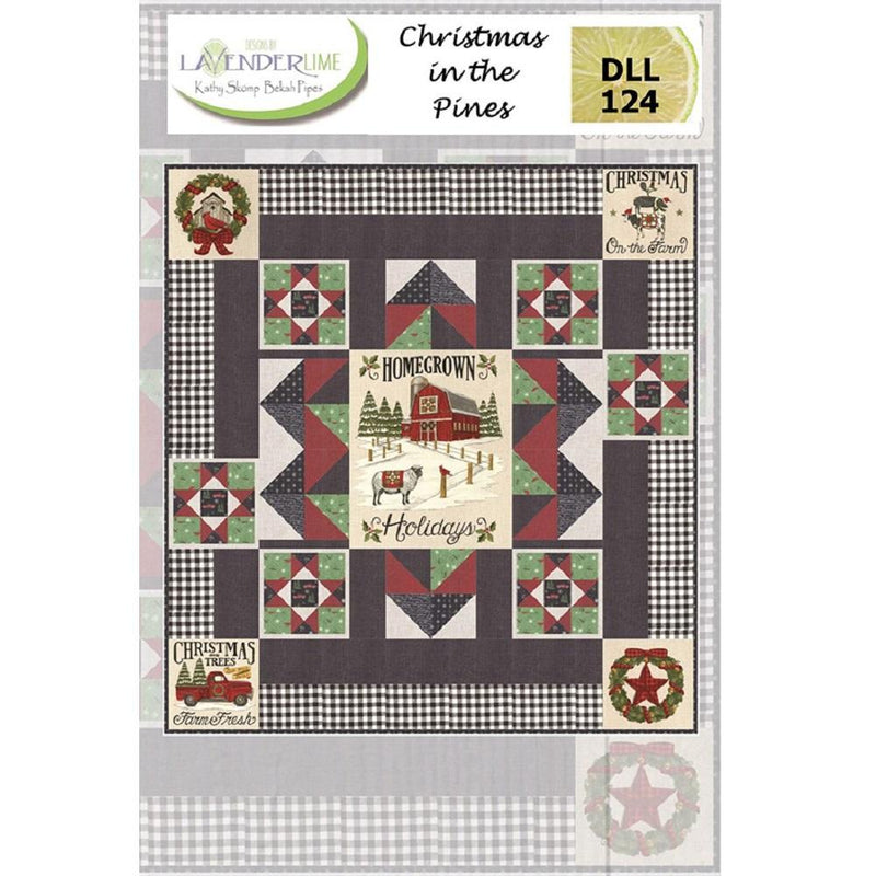 Lavender Lime, Christmas In The Pines Quilt Pattern - ineedfabric.com