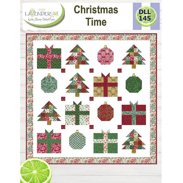 Lavender Lime, Christmas Time Quilt Pattern - ineedfabric.com