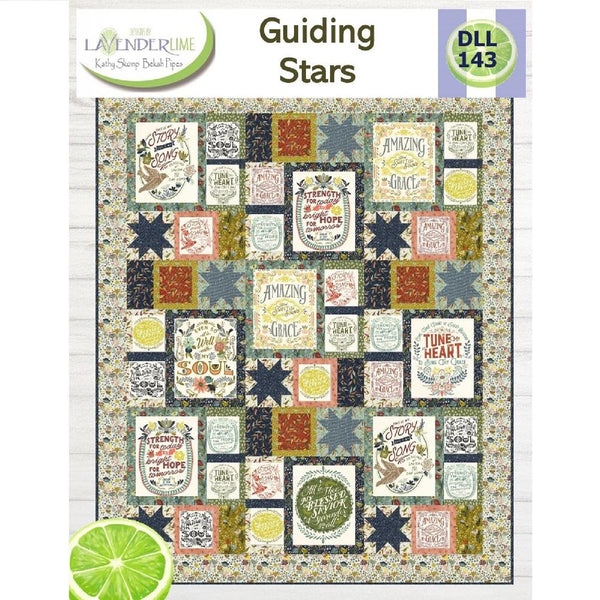 Lavender Lime, Guiding Stars Quilt Pattern - ineedfabric.com
