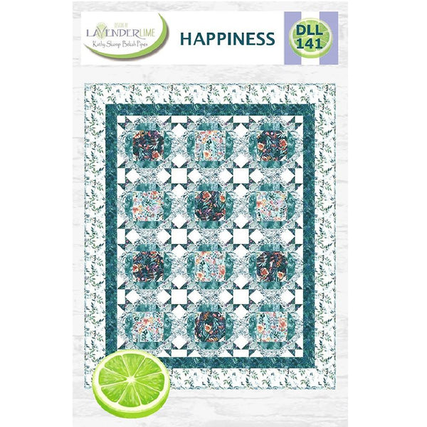 Lavender Lime, Happiness Quilt Pattern - ineedfabric.com