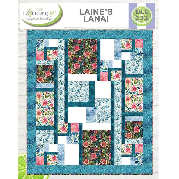 Lavender Lime, Laine's Lanai Quilt Pattern - ineedfabric.com