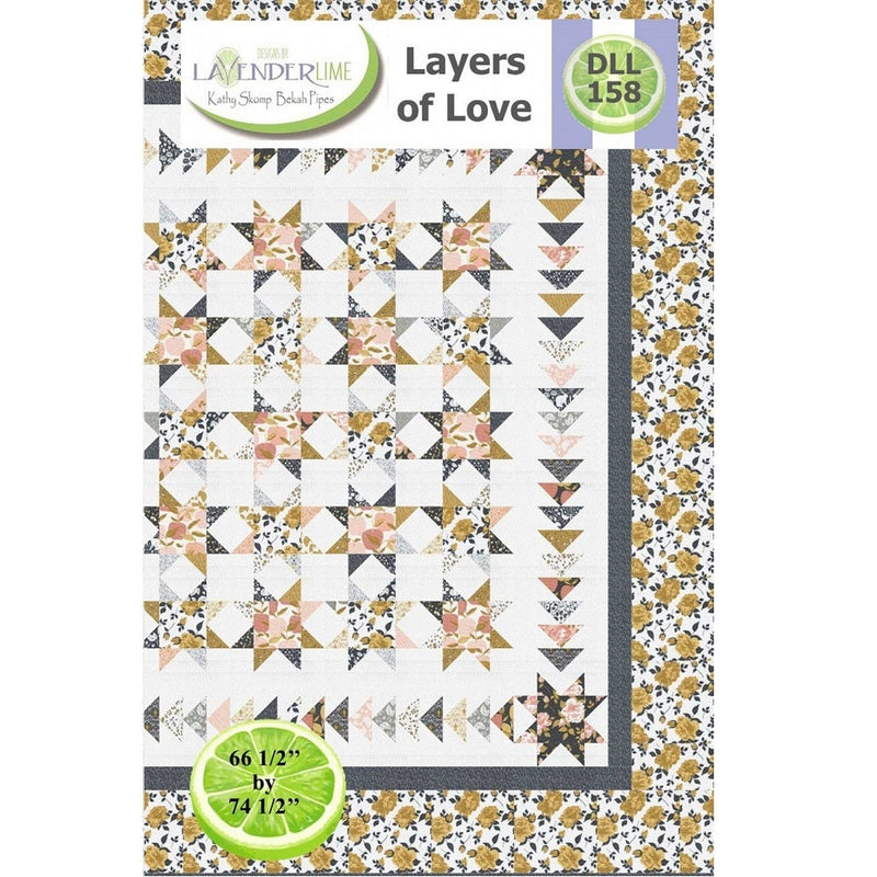 Lavender Lime, Layers of Love Quilt Pattern - ineedfabric.com