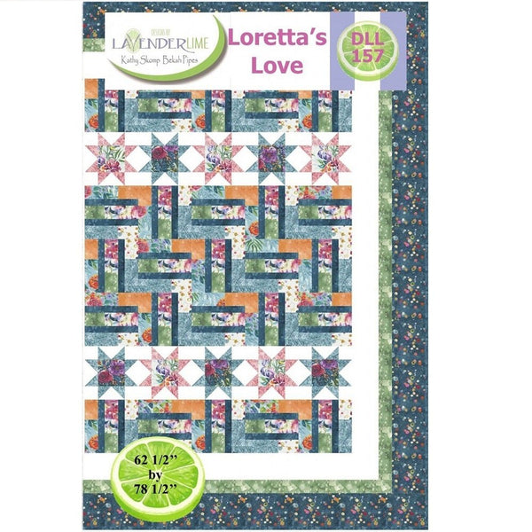 Lavender Lime, Loretta's Love Quilt Pattern - ineedfabric.com