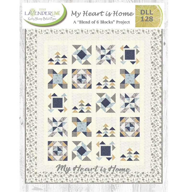 Lavender Lime, My Heart Is Home Quilt Pattern - ineedfabric.com