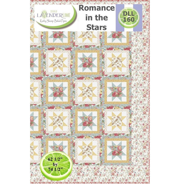 Lavender Lime, Romance in the Stars Quilt Pattern - ineedfabric.com