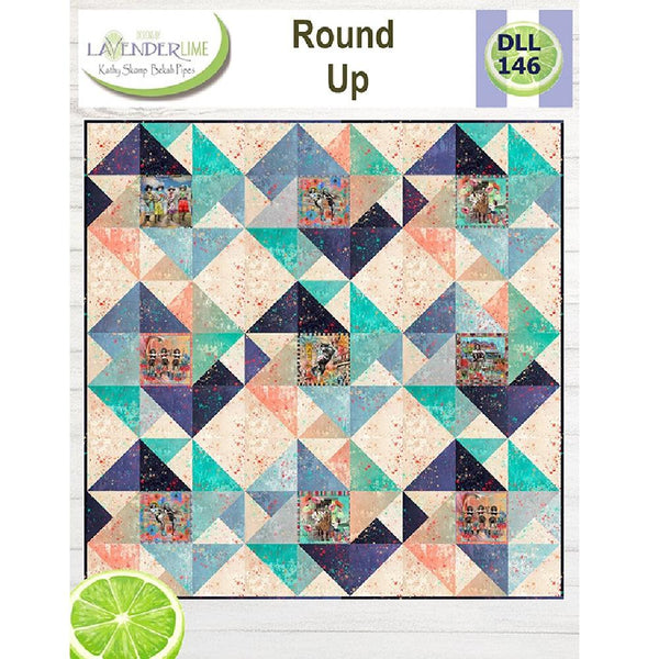 Lavender Lime, Round Up Quilt Pattern - ineedfabric.com