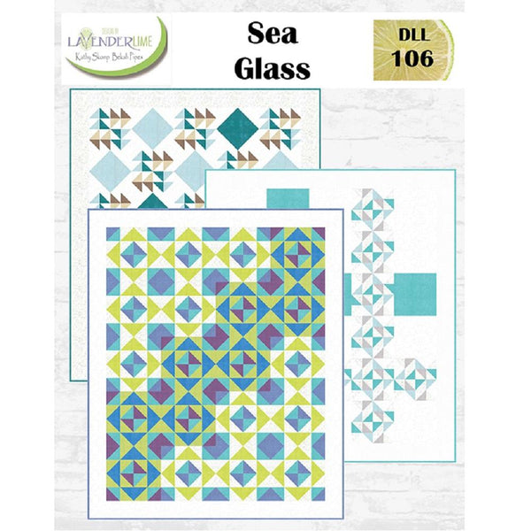 Lavender Lime, Sea Glass Quilt Pattern - ineedfabric.com