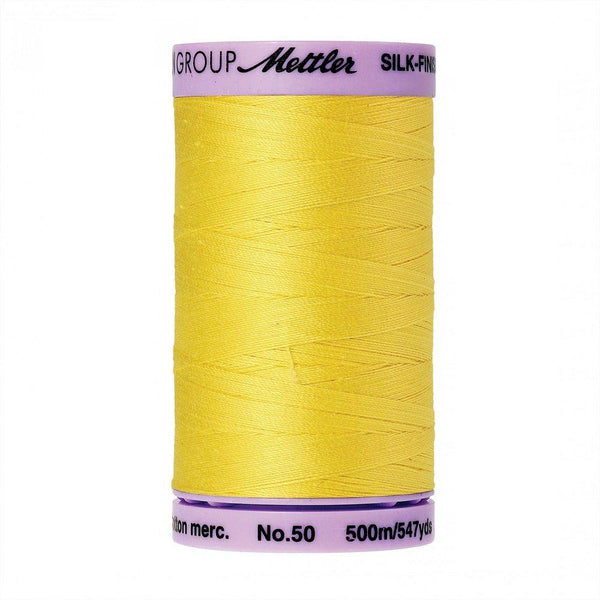 Lemon Silk-Finish 50wt Solid Cotton Thread - 547yds - ineedfabric.com