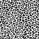 Leopard Skin Fabric - Black/White - ineedfabric.com