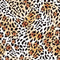 Leopard Skin Fabric - White - ineedfabric.com