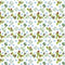 Let It Snow Pine Branches Fabric - White - ineedfabric.com