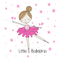 Little Ballerina Fabric Panel - ineedfabric.com
