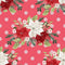 Little Bambi Flowers Fabric - Red - ineedfabric.com