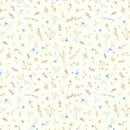 Little Critters Allover Meadow Flowers Fabric - Beige - ineedfabric.com