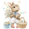 Little Critters Easter Baby Rabbit Fabric Panel - ineedfabric.com