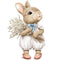 Little Critters Easter Baby Rabbit Girl 2 Fabric Panel - ineedfabric.com
