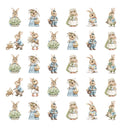 Little Critters Easter Rabbit Family Allover Fabric - White - ineedfabric.com