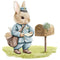 Little Critters Easter Rabbit Family Mailman Fabric Panel - ineedfabric.com
