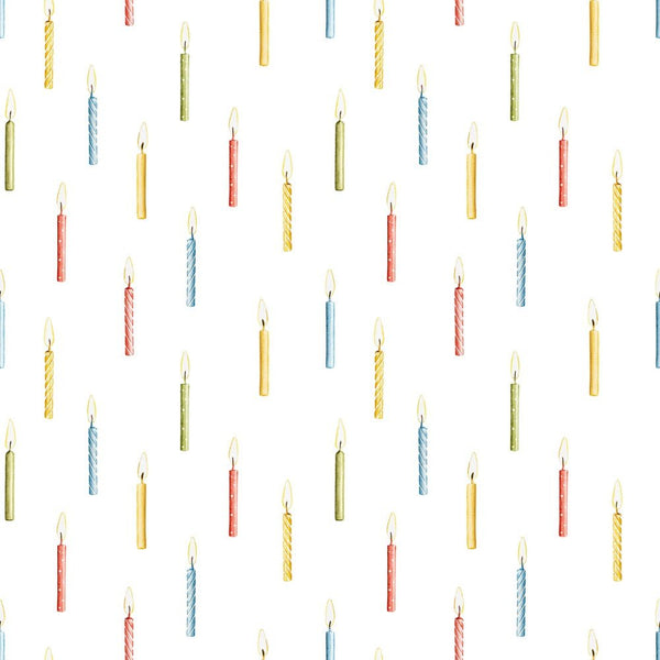 Little Critters It's a Party! Birthday Candles Fabric - ineedfabric.com