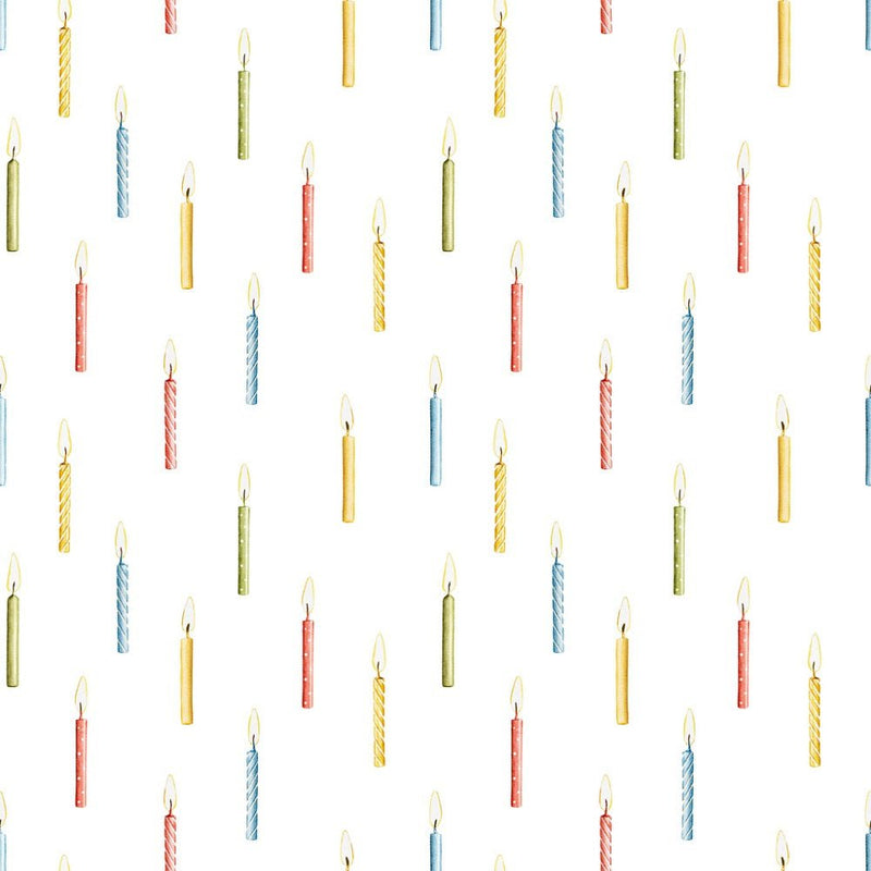Little Critters It's a Party! Birthday Candles Fabric - ineedfabric.com